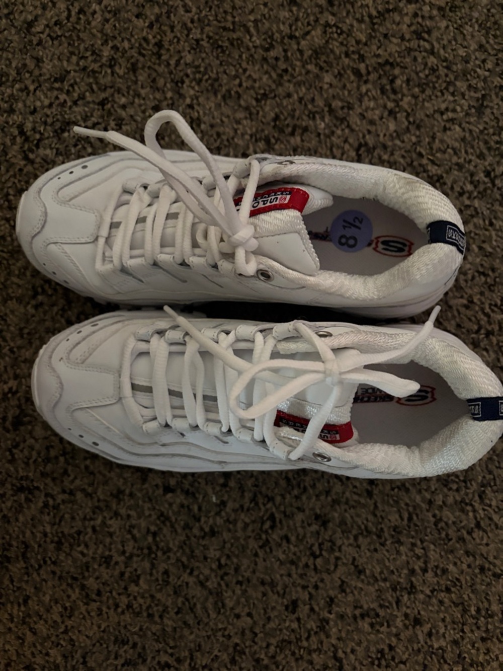 Skechers Lightweight White Sneakers